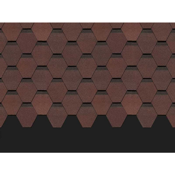 Гибкая черепица Docke PREMIUM КЁЛЬН Зрелый каштан